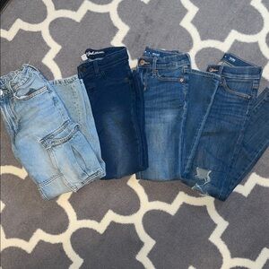 Girls Jean 4 Pairs